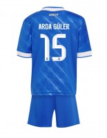Real Madrid Arda Guler #15 Tredjedraktsett Barn 2025-26 Korte ermer (+ bukser)